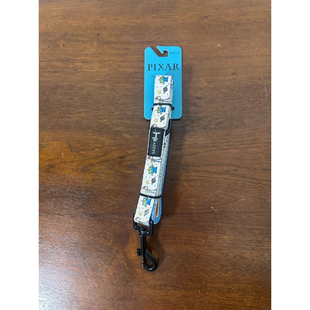 Sassy Woof Disney Pixar Toy Story Dog Leash Woody Buzz Alien Blue NWT 4ft